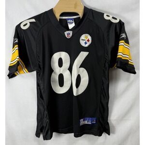Hines Ward Steelers #86 Onfield Reebok Alternate Stitched Jersey Size 48
